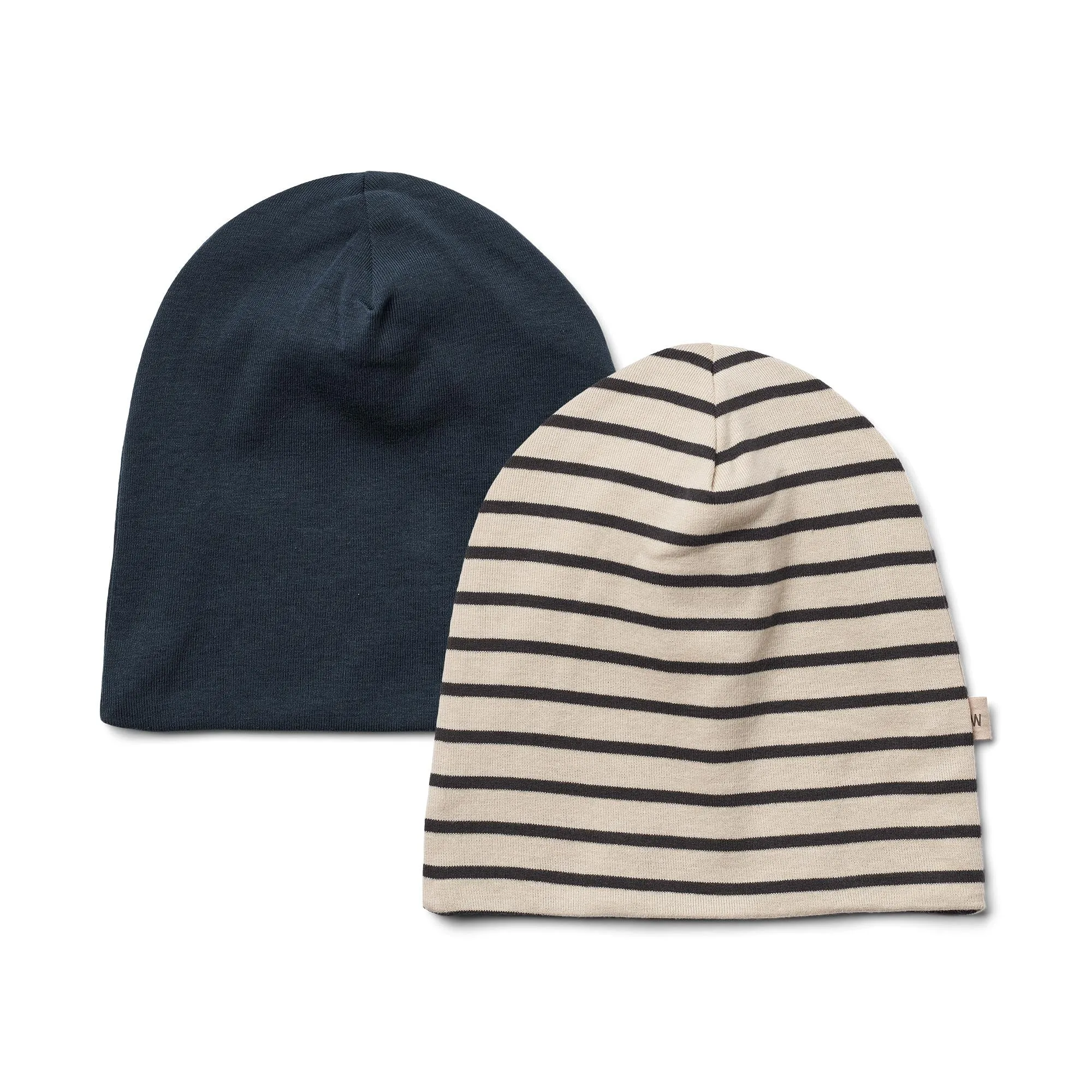 2 Hat Soft Aidan blue navy stripe