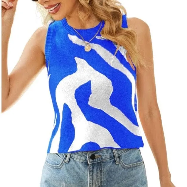 Abstract Knit Tank