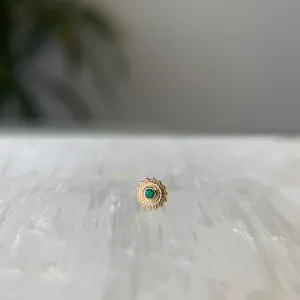 Afghan with Emerald Threadless End