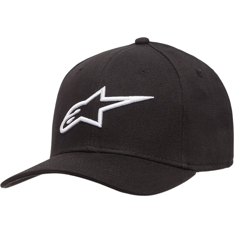 ALPINESTARS (CASUALS) HAT AGE YOUTH BLACK/WHITE O/S 3038811001020
