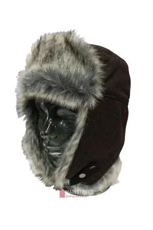Avenel Wool Blend Herringbone Flying Cap