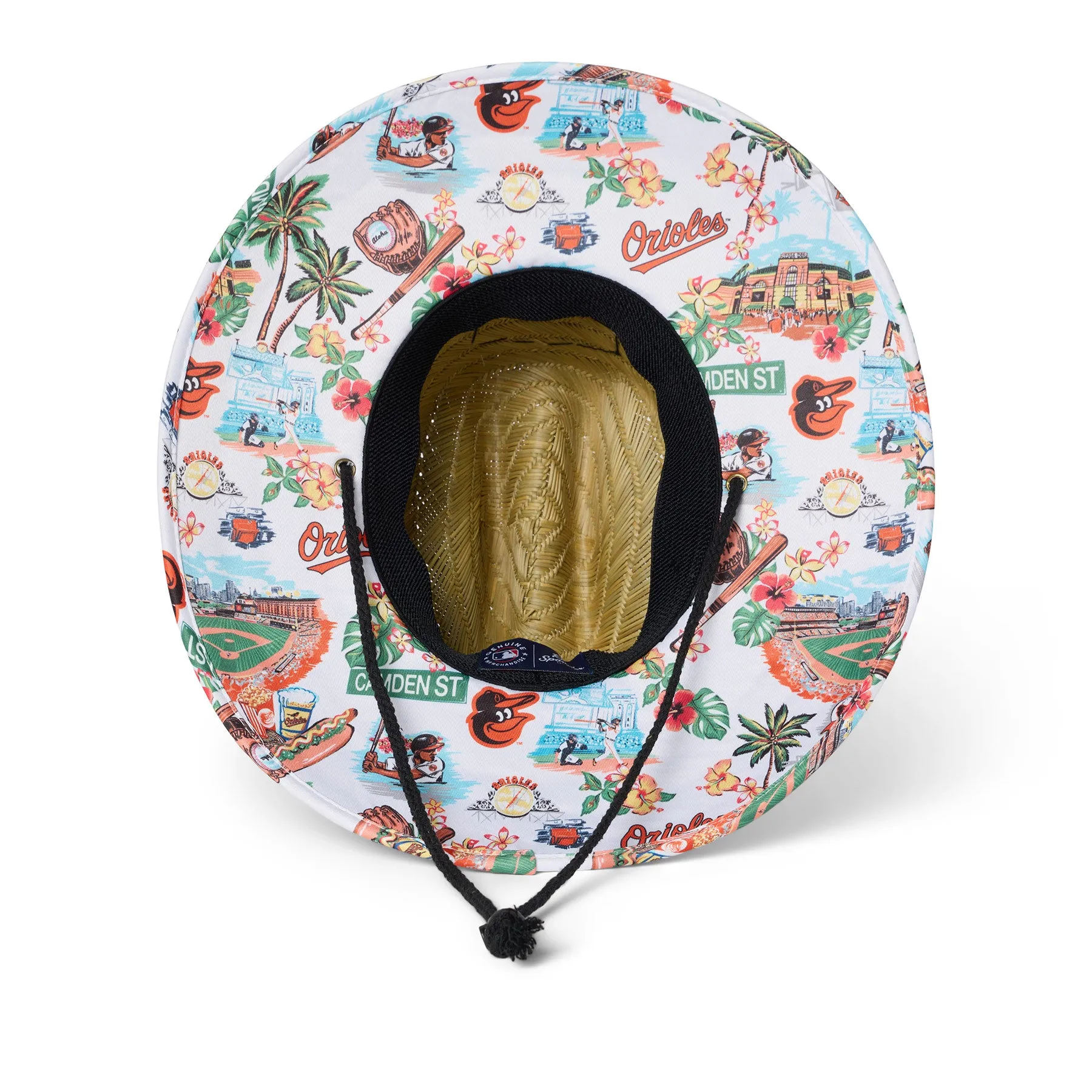 BALTIMORE ORIOLES SCENIC STRAW HAT