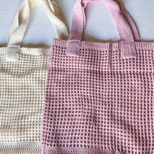 Beachy Knit Crochet Tote