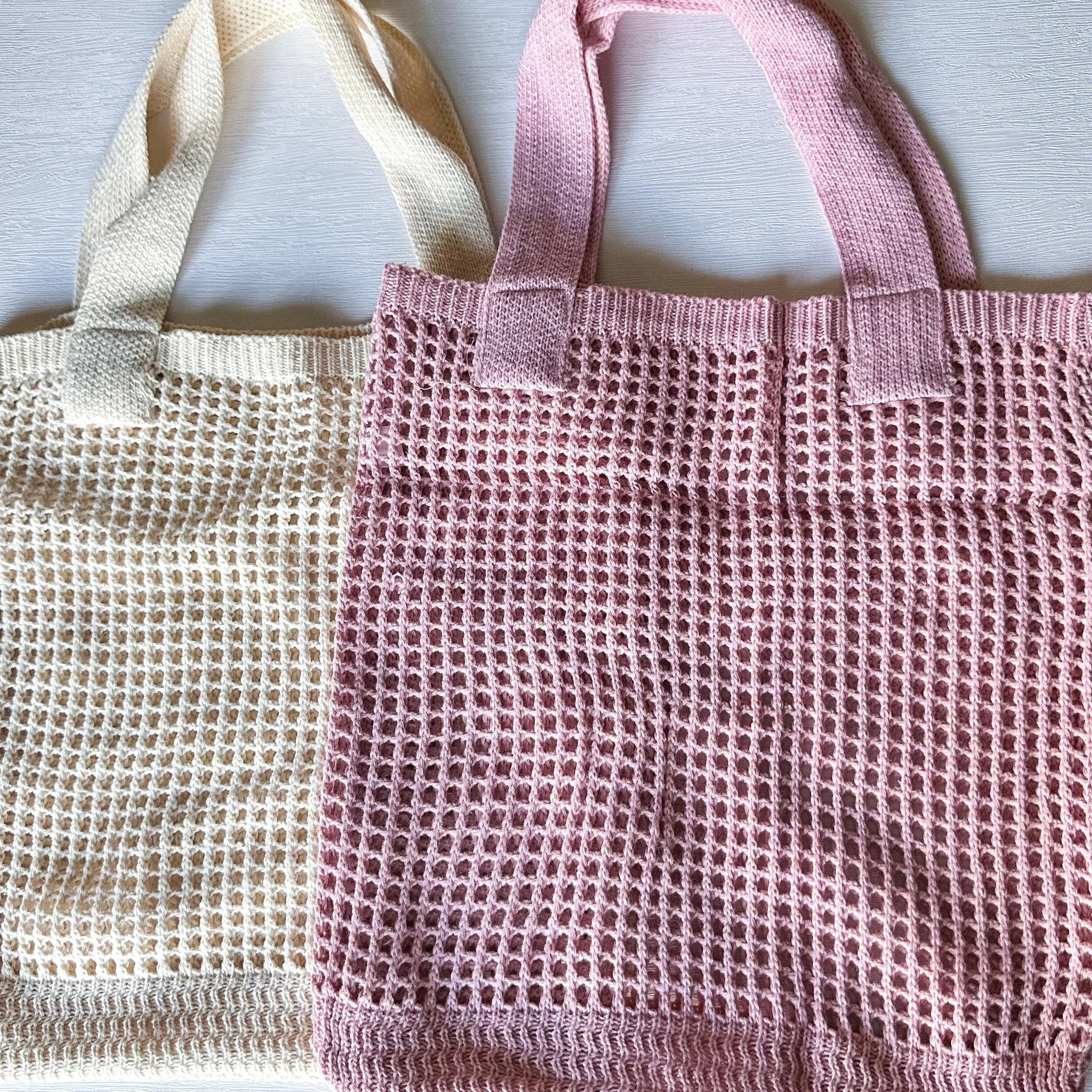 Beachy Knit Crochet Tote