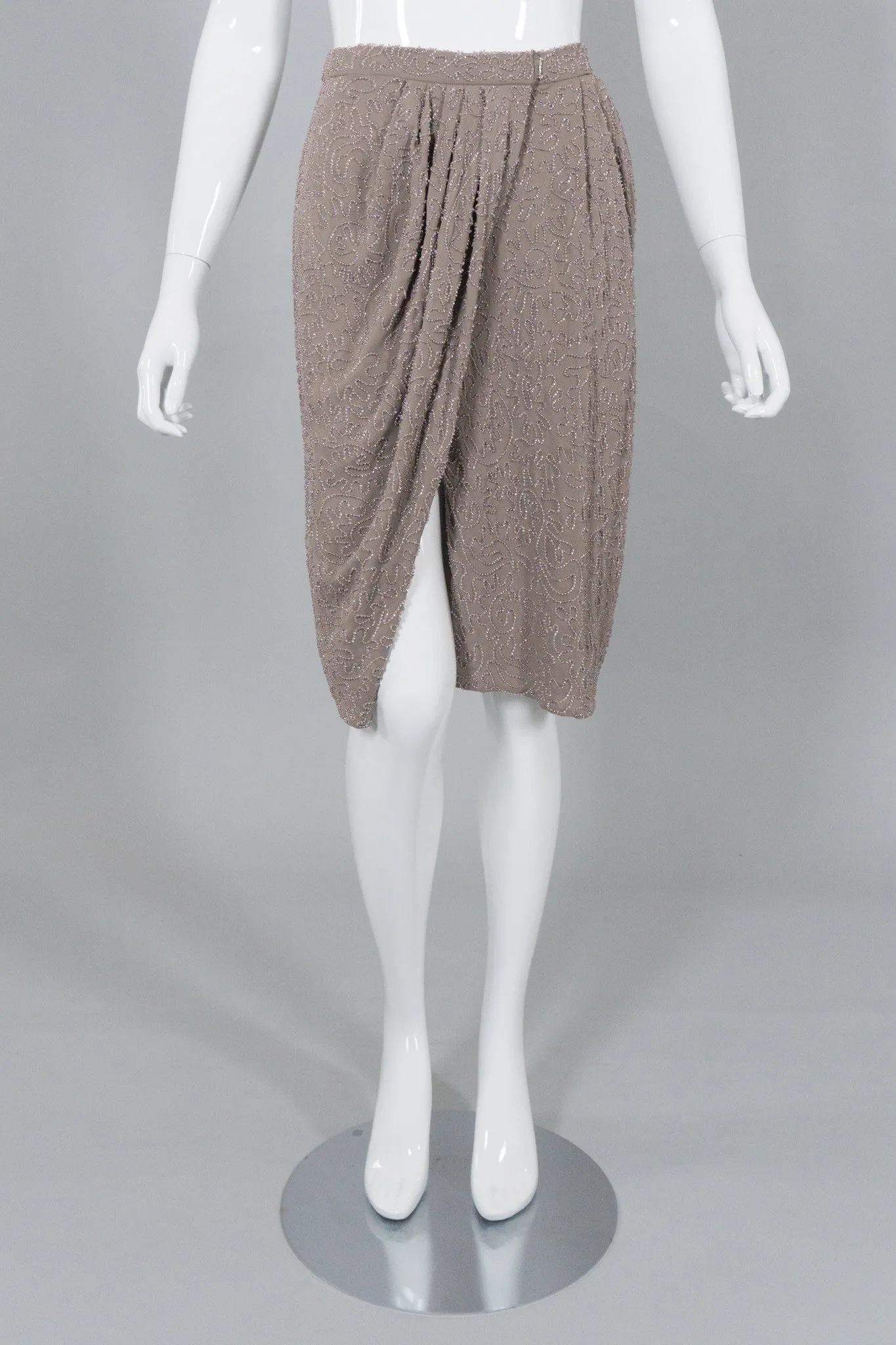 Beaded Wrap Skirt
