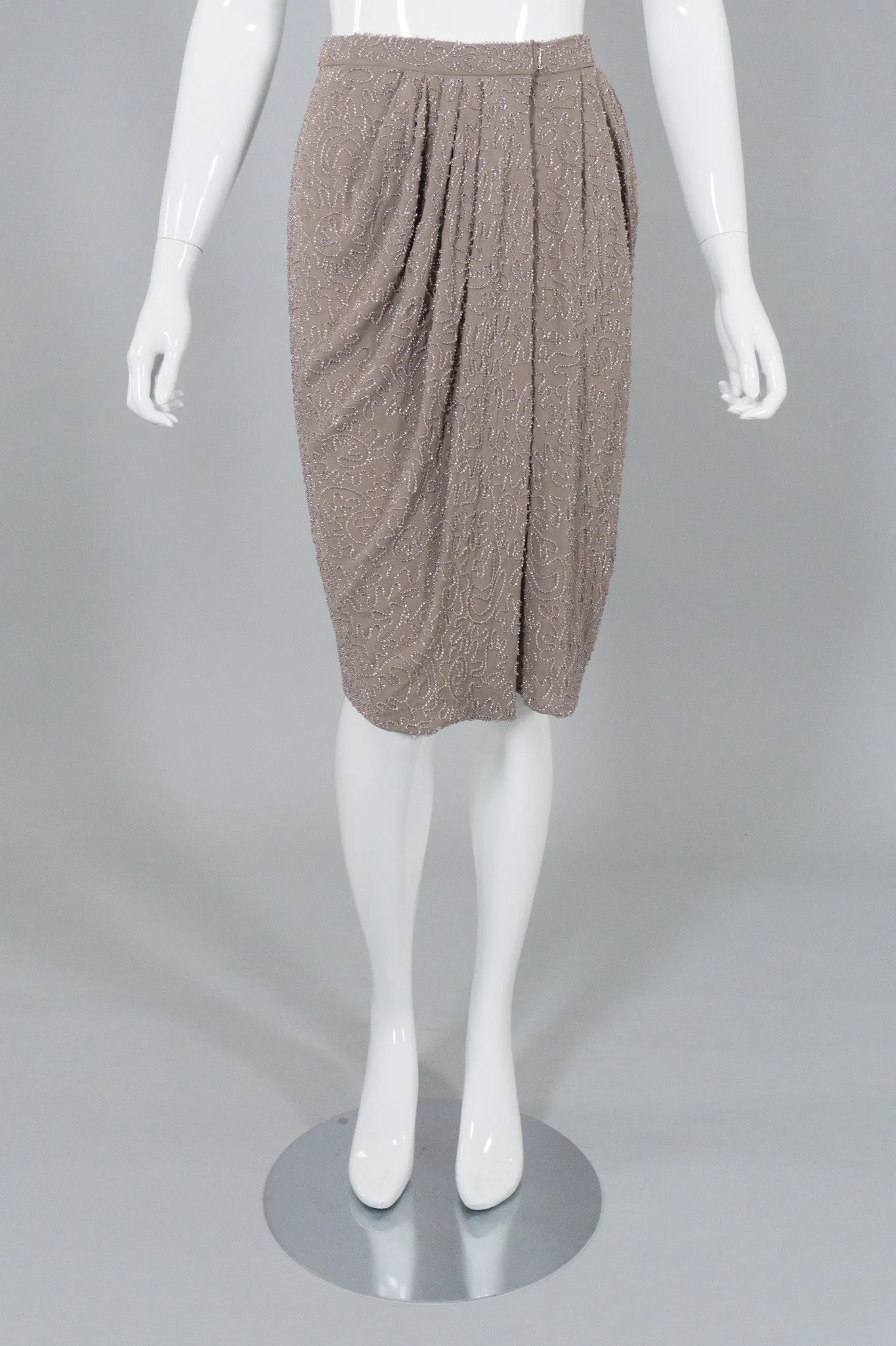 Beaded Wrap Skirt