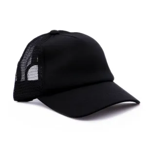 Black Mesh Two Tone Trucker Hat