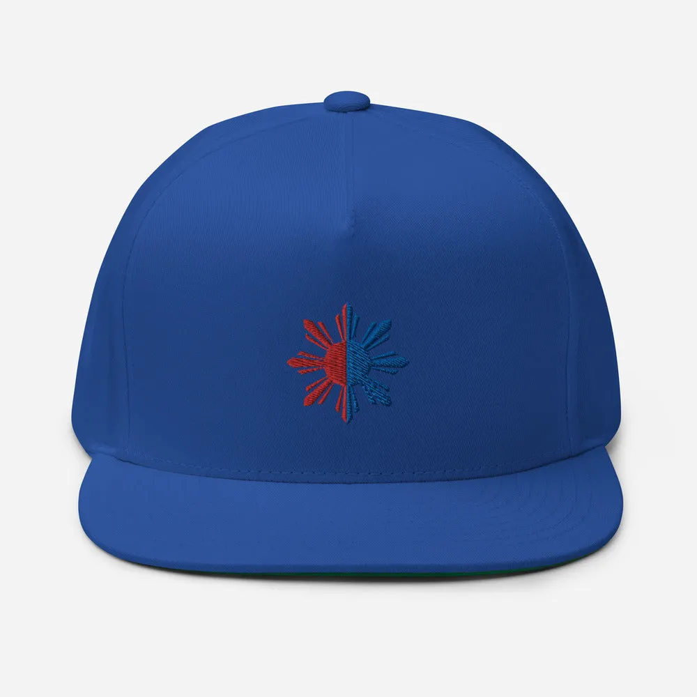 Blue and Red Sun Pinoy Hat