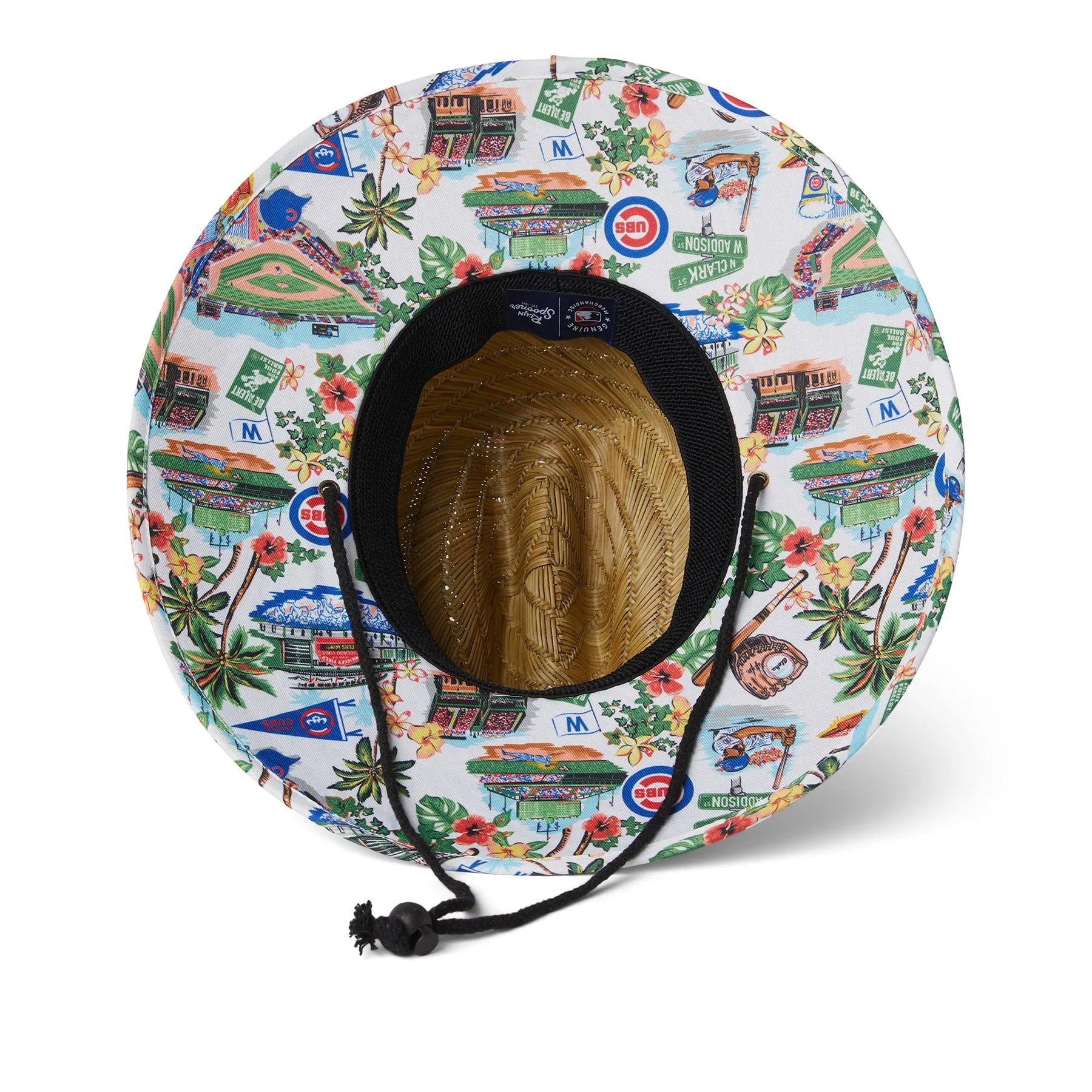 CHICAGO CUBS SCENIC STRAW HAT