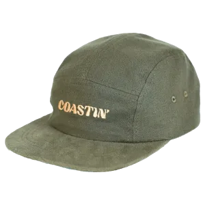 Coastin Brushed Cotton Camp Cap | Green