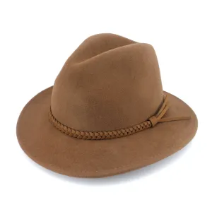 Cooroy Fedora Hat - Chocolate