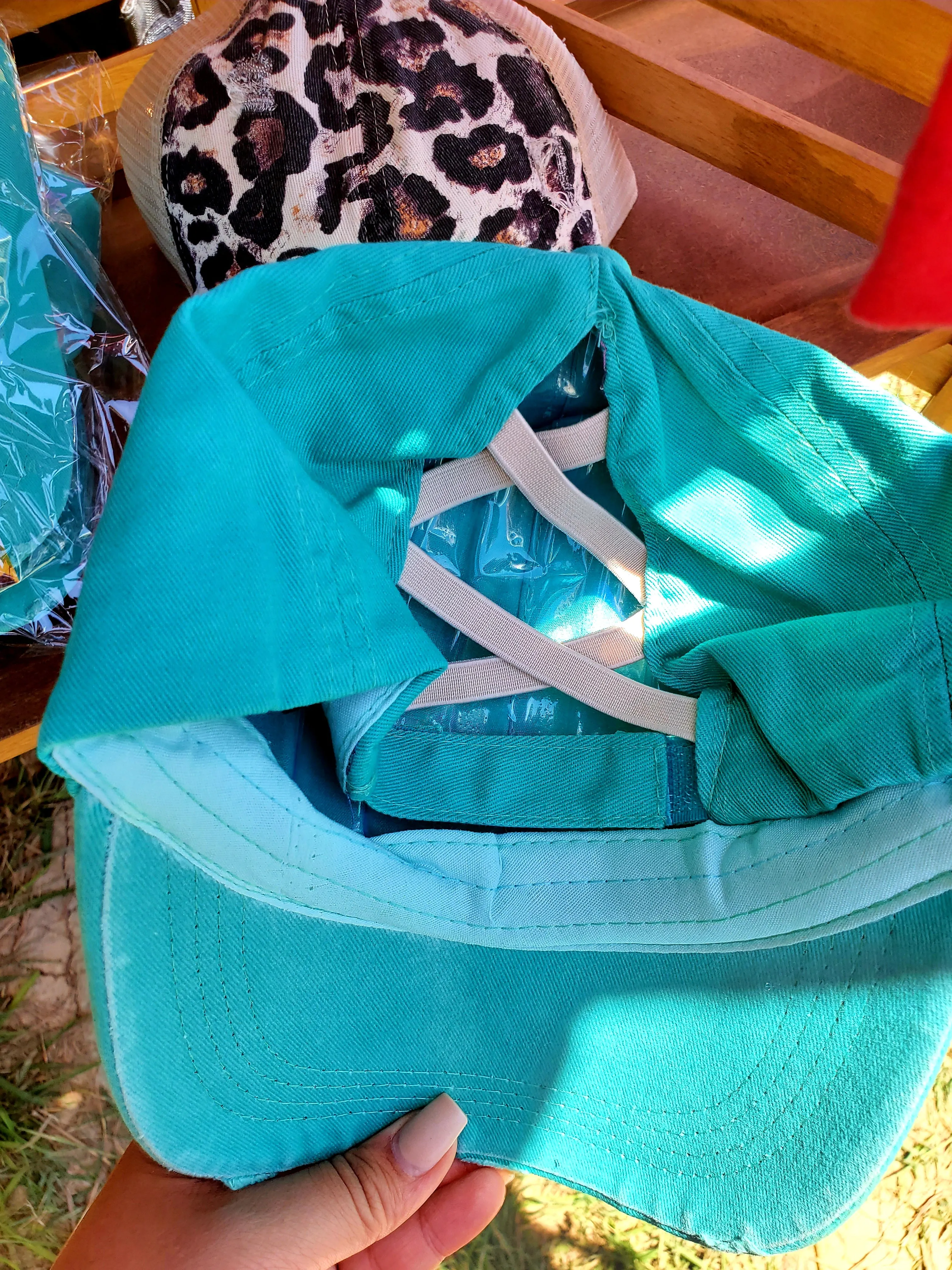 Criss Cross Ponytail Hats