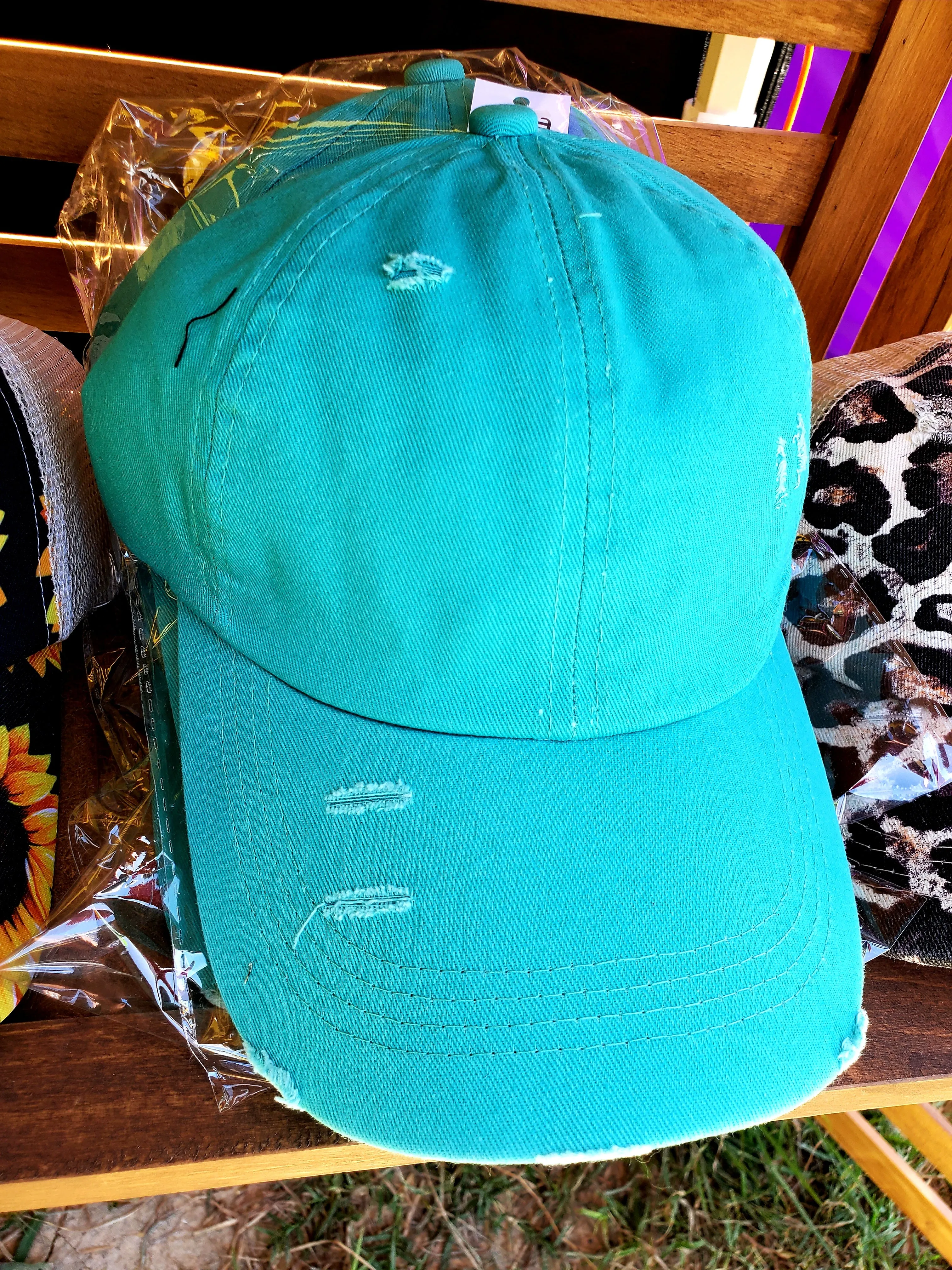 Criss Cross Ponytail Hats