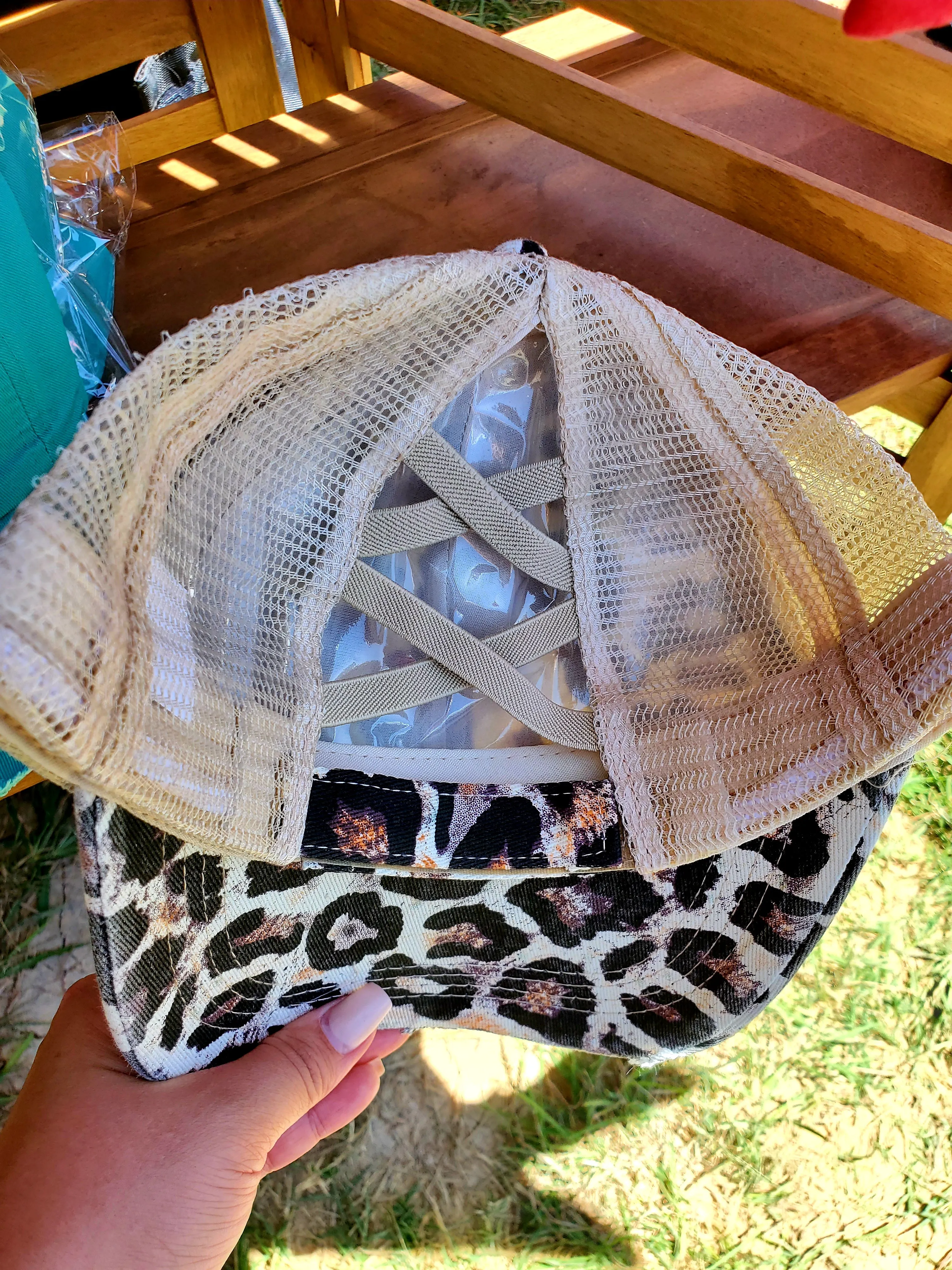 Criss Cross Ponytail Hats
