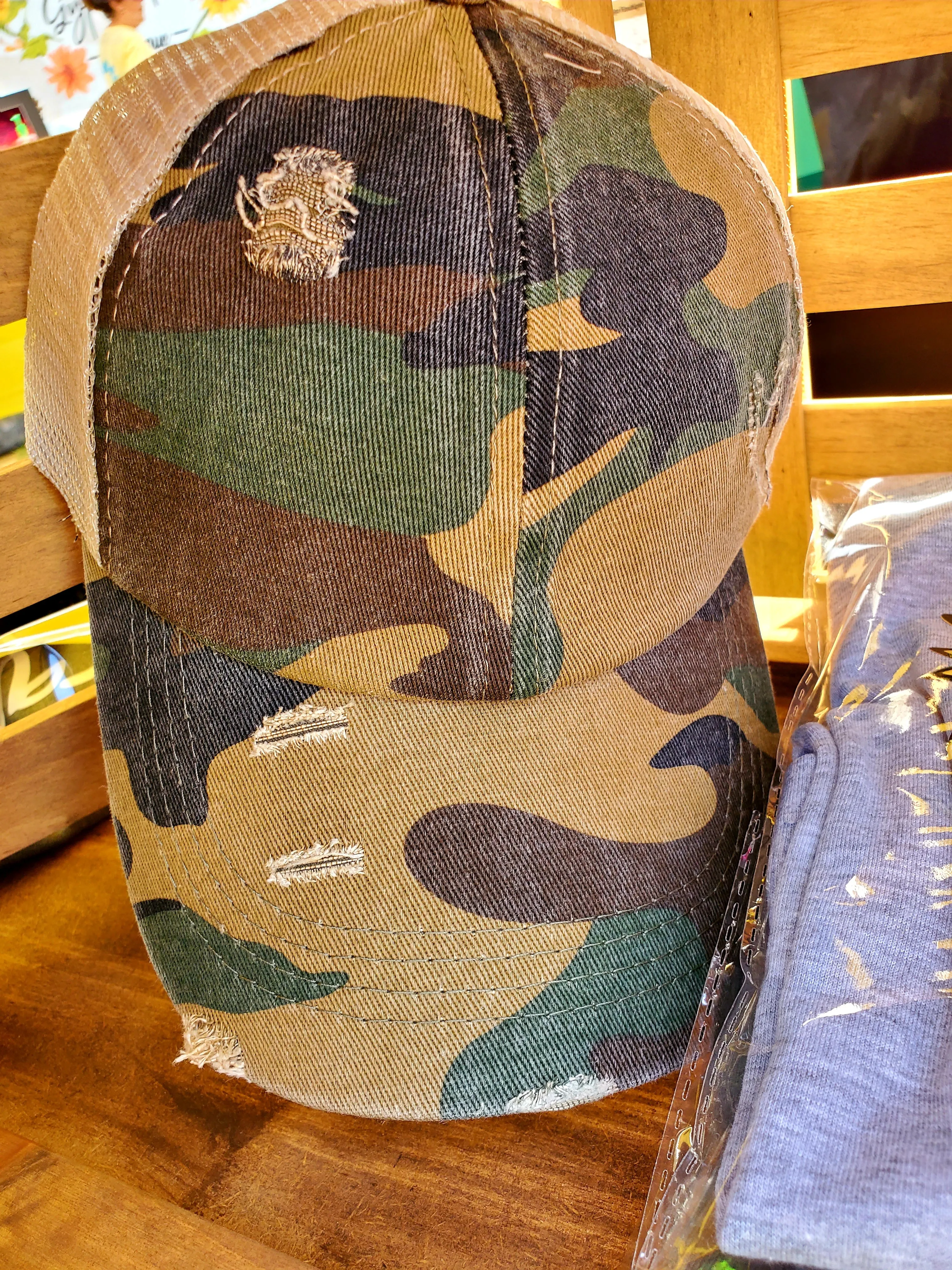 Criss Cross Ponytail Hats