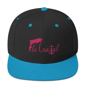 Flamingo Flat Bill Snap Back