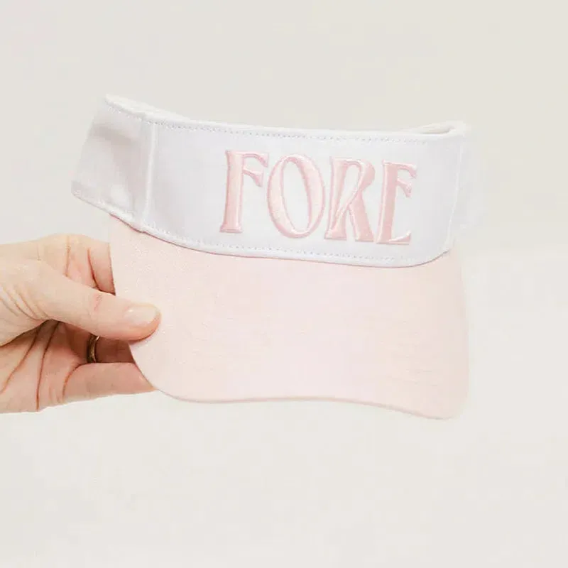 Fore All Fore Visor - Pink/White