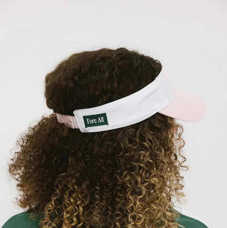 Fore All Fore Visor - Pink/White