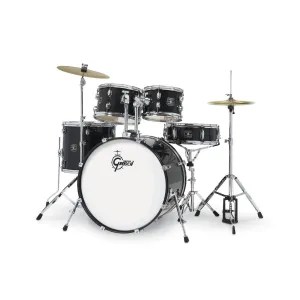 Gretsch RGE625BM Renegade 5-Piece Drum Kit w/Hardware Cymbals(13H 15CR), Black Mist