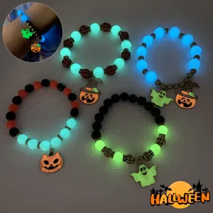Halloween Vintage Bracelet Pumpkin Head Witch Hat