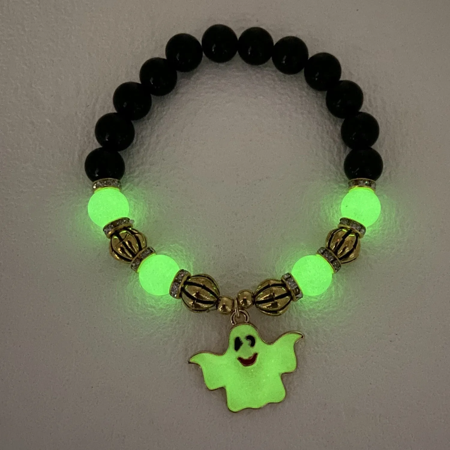 Halloween Vintage Bracelet Pumpkin Head Witch Hat