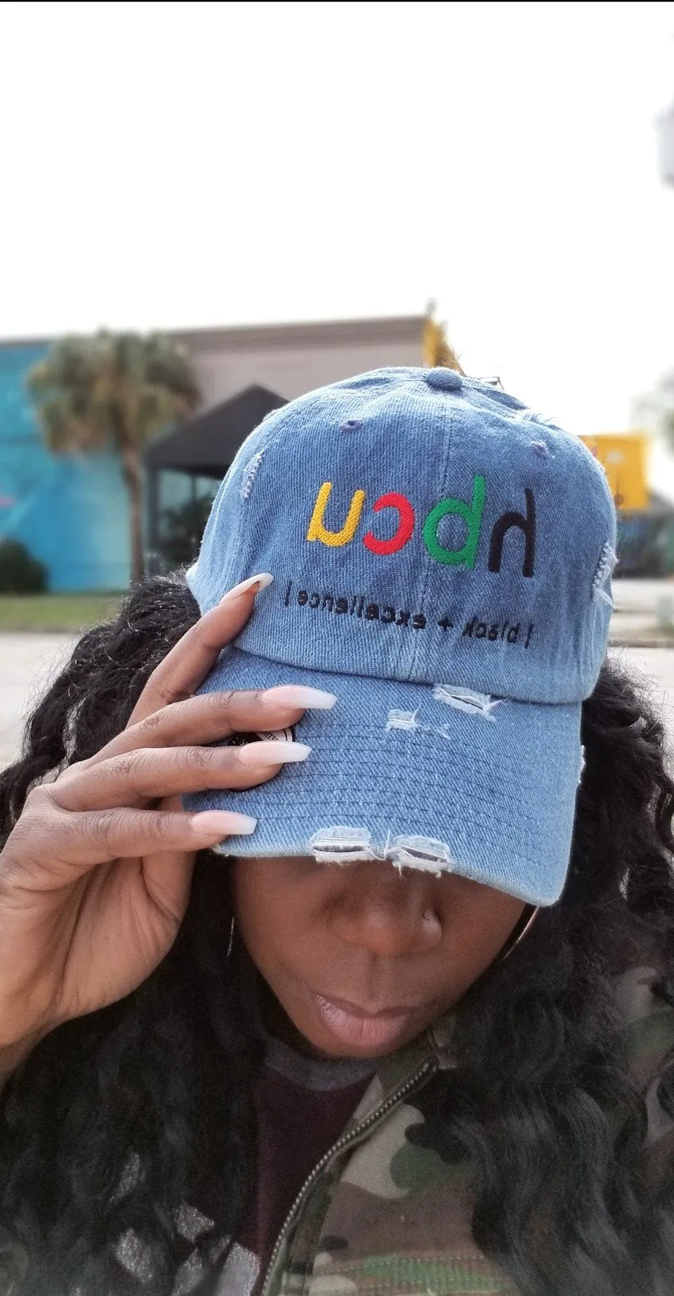 HBCU Black Excellence Denim Dad Hat