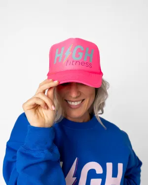 HIGH Trucker Hat | High Pink *RESTOCKED*