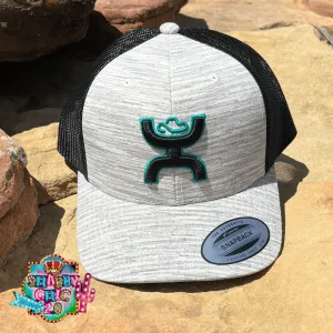 Hooey Sterling Gray/Black Trucker Cap