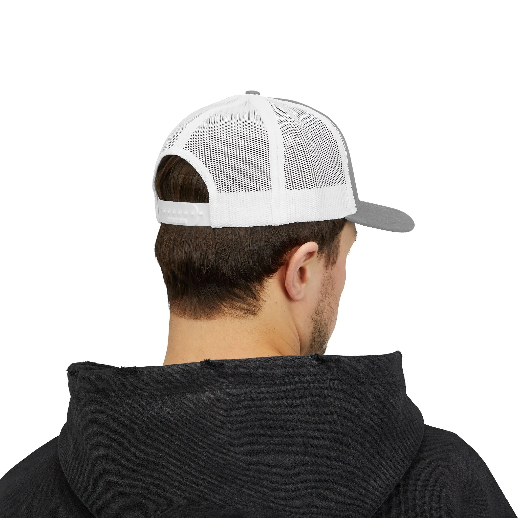 Hooked on Freedom Snapback Cap - Trendy Mesh Hat, Patriotic Gift, Outdoor Wear, Summer Style, Freedom Lovers