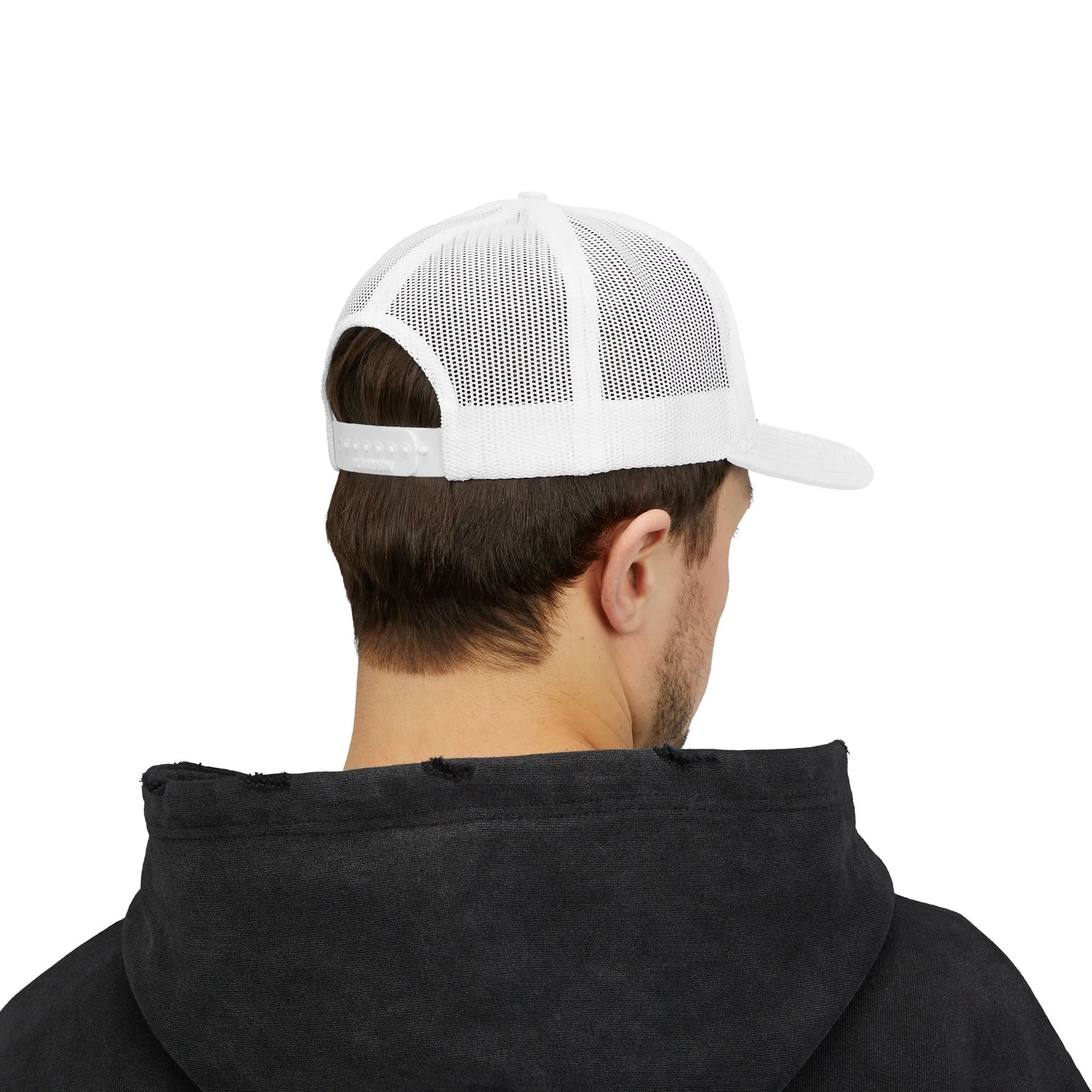 Hooked on Freedom Snapback Cap - Trendy Mesh Hat, Patriotic Gift, Outdoor Wear, Summer Style, Freedom Lovers