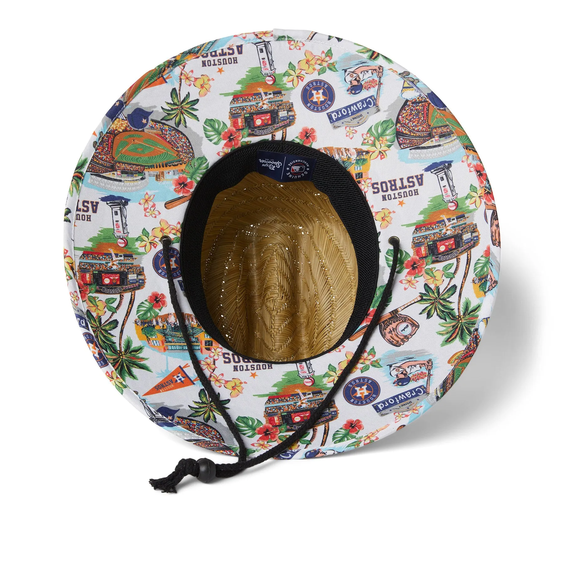 HOUSTON ASTROS SCENIC STRAW HAT