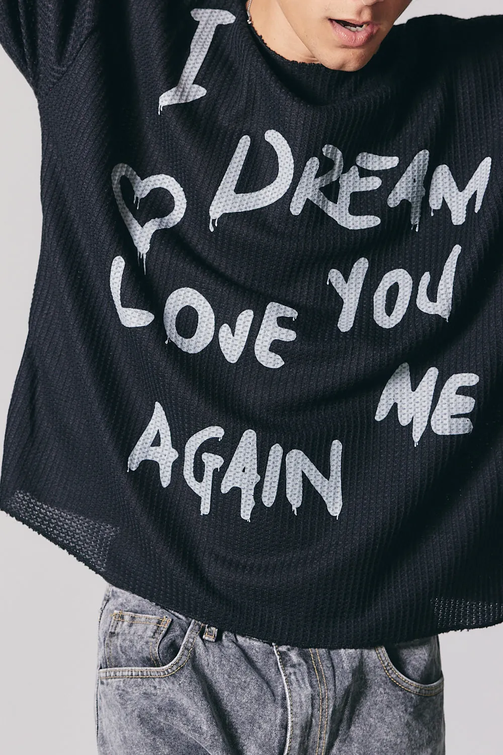 I Dream Graffiti Waffle Top