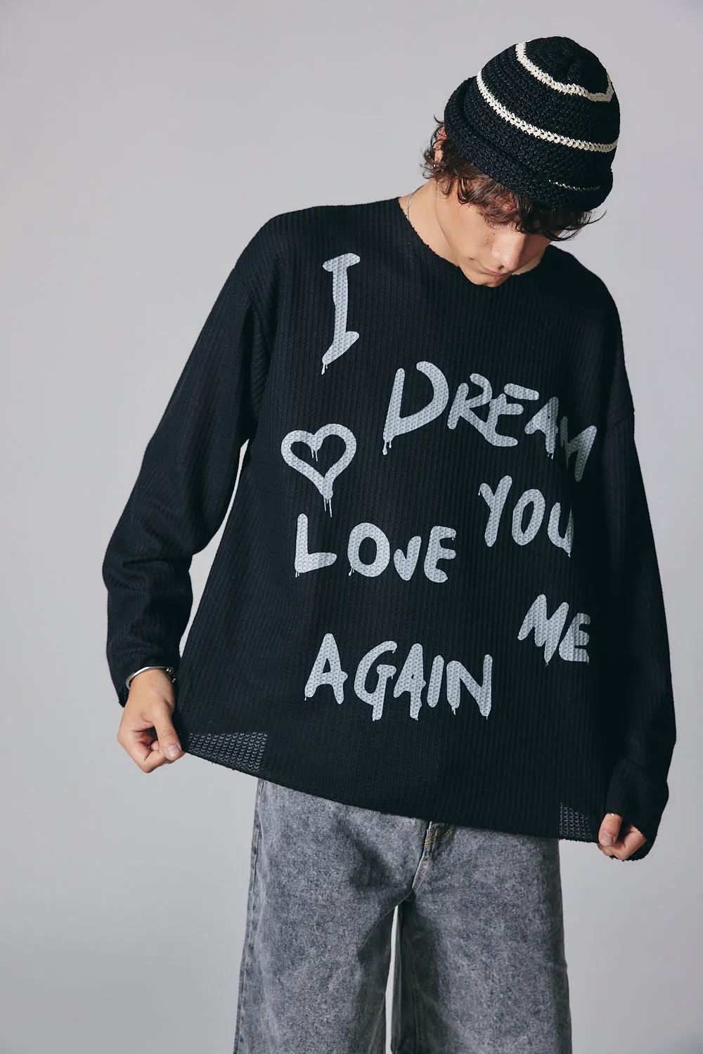 I Dream Graffiti Waffle Top