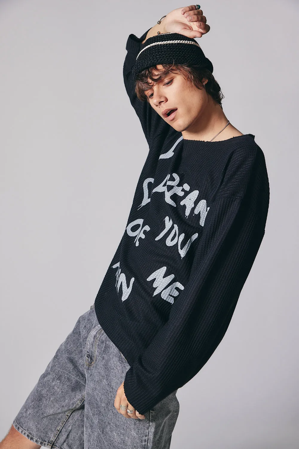 I Dream Graffiti Waffle Top