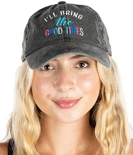 I'll Bring The Washed Dad Hat by Funky Junque