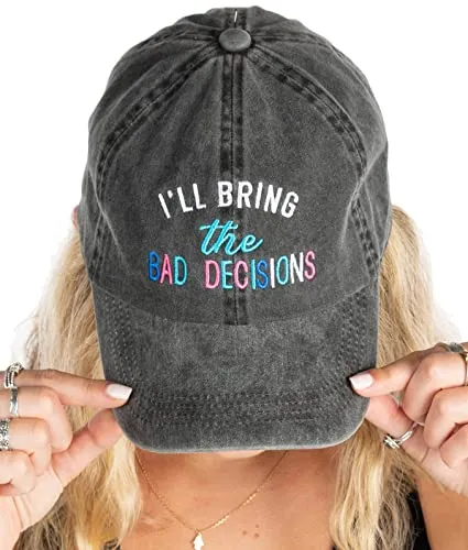 I'll Bring The Washed Dad Hat by Funky Junque