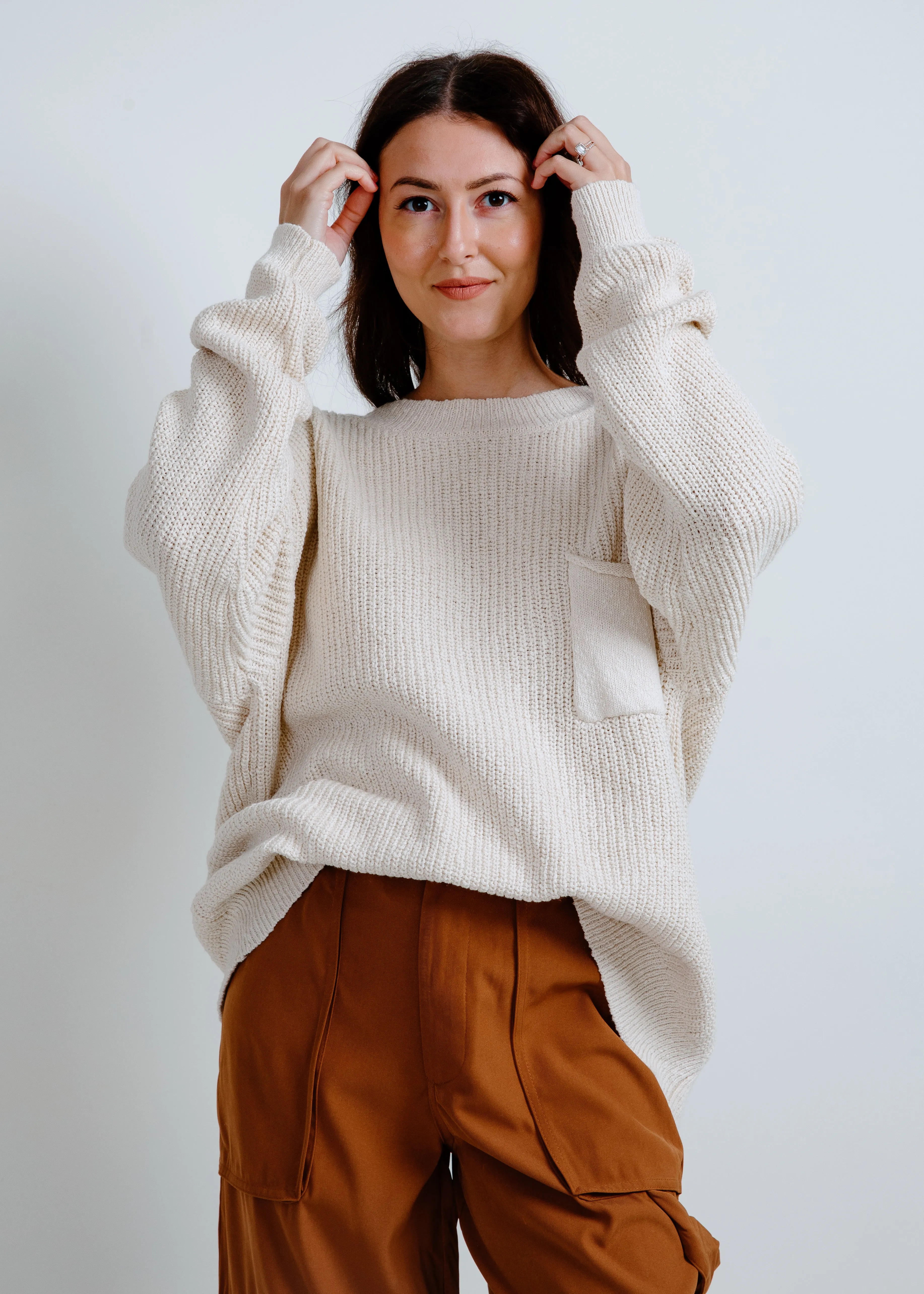 Kaitlyn Knit Sweater - Natural