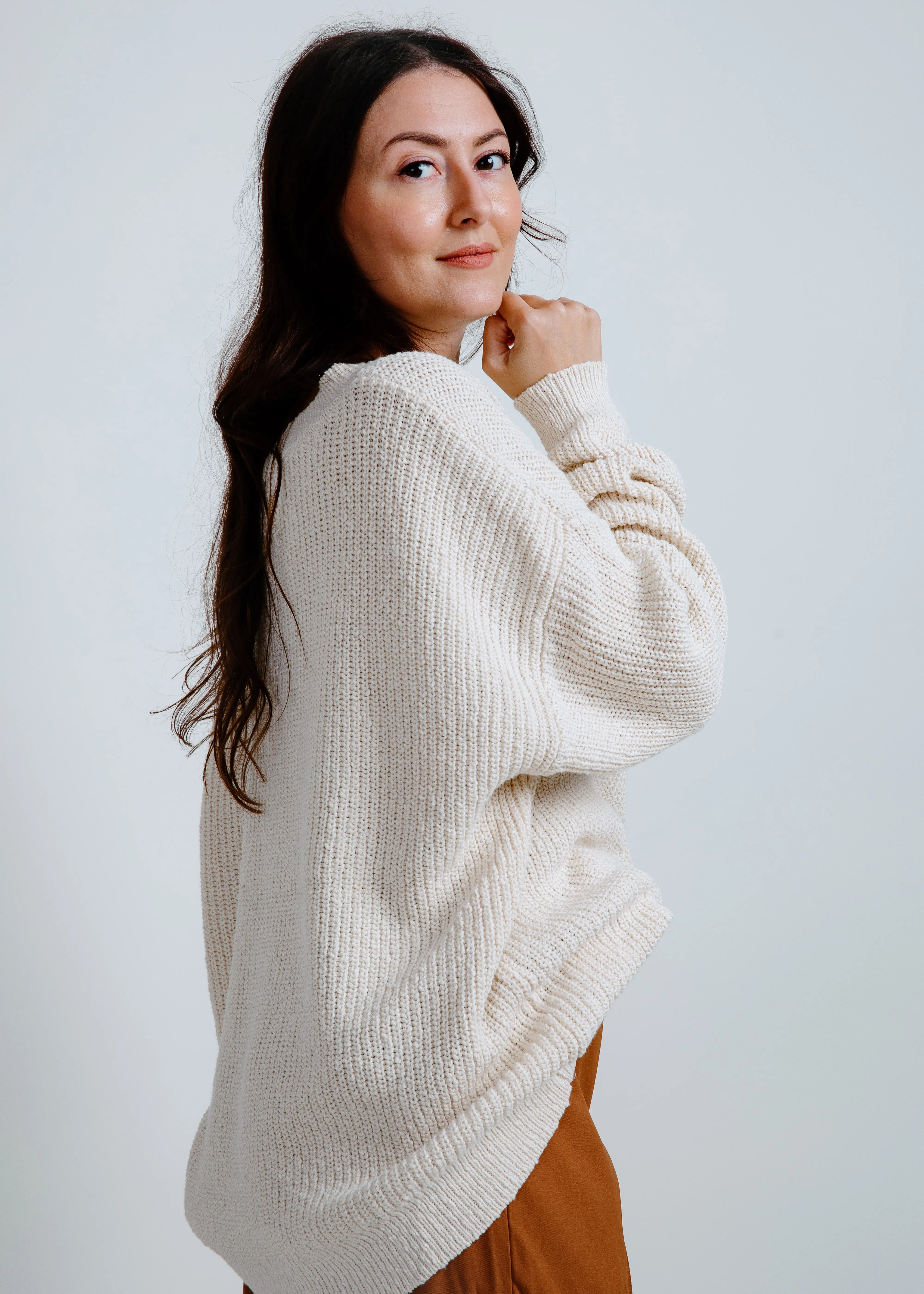 Kaitlyn Knit Sweater - Natural