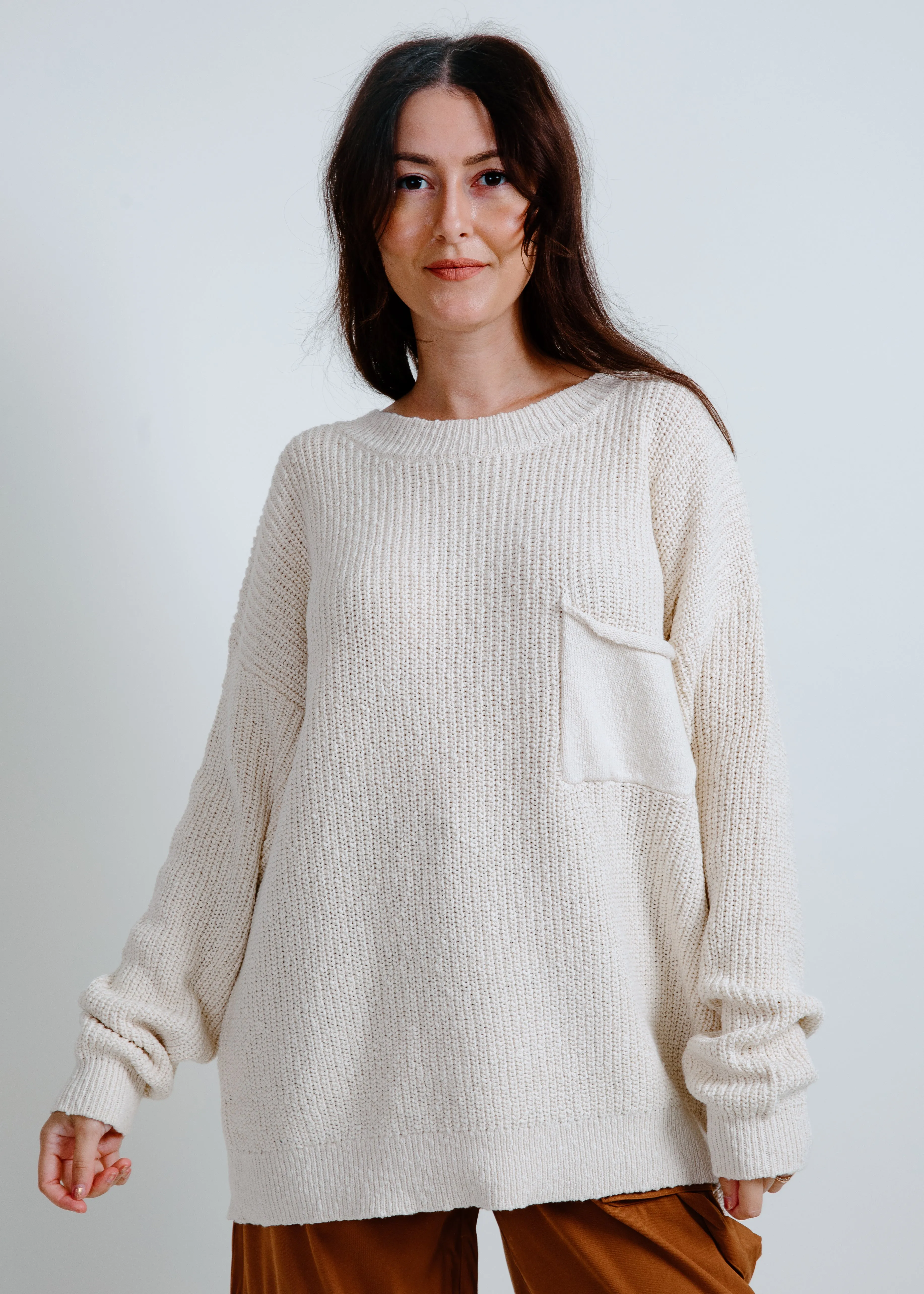 Kaitlyn Knit Sweater - Natural