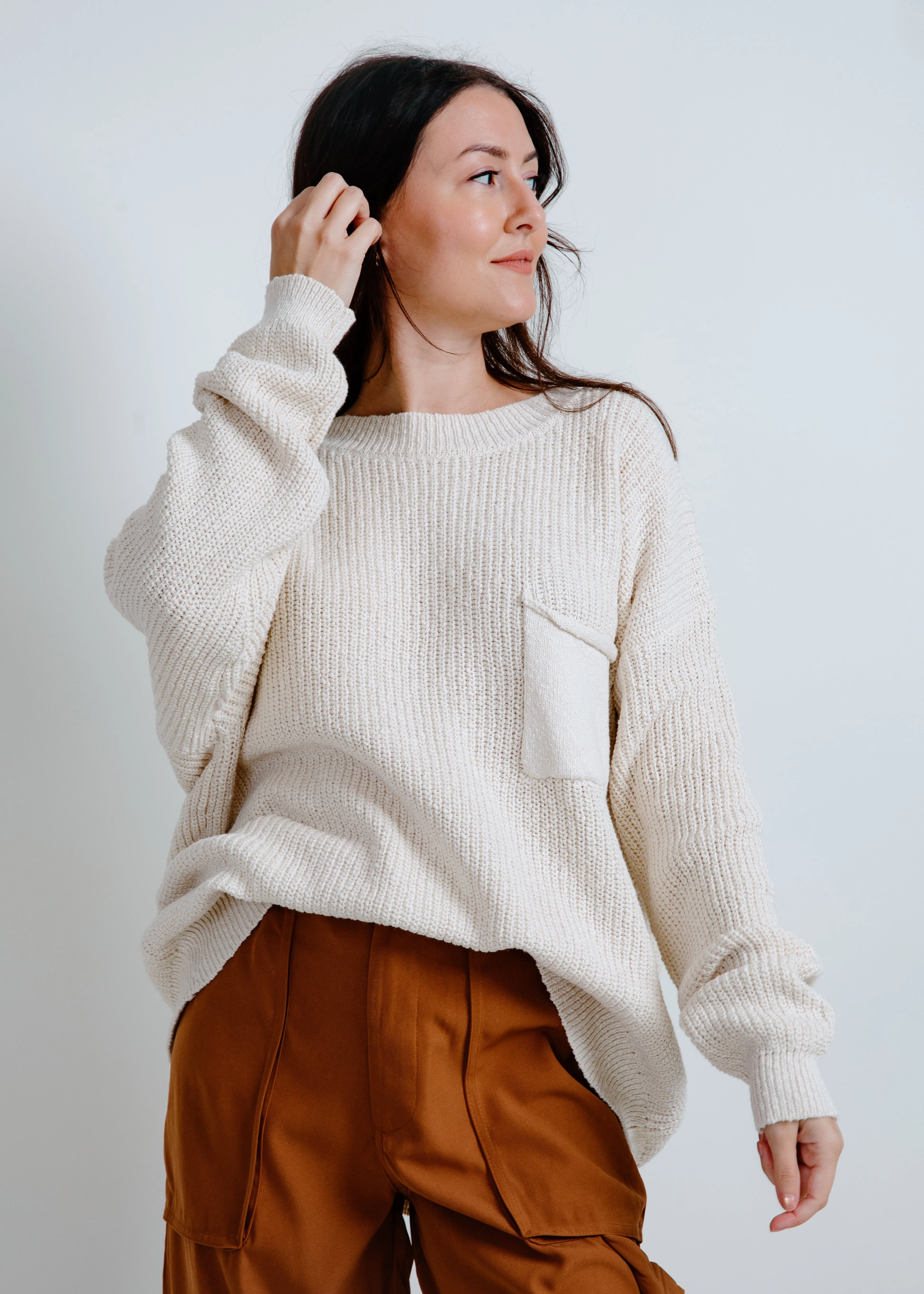 Kaitlyn Knit Sweater - Natural