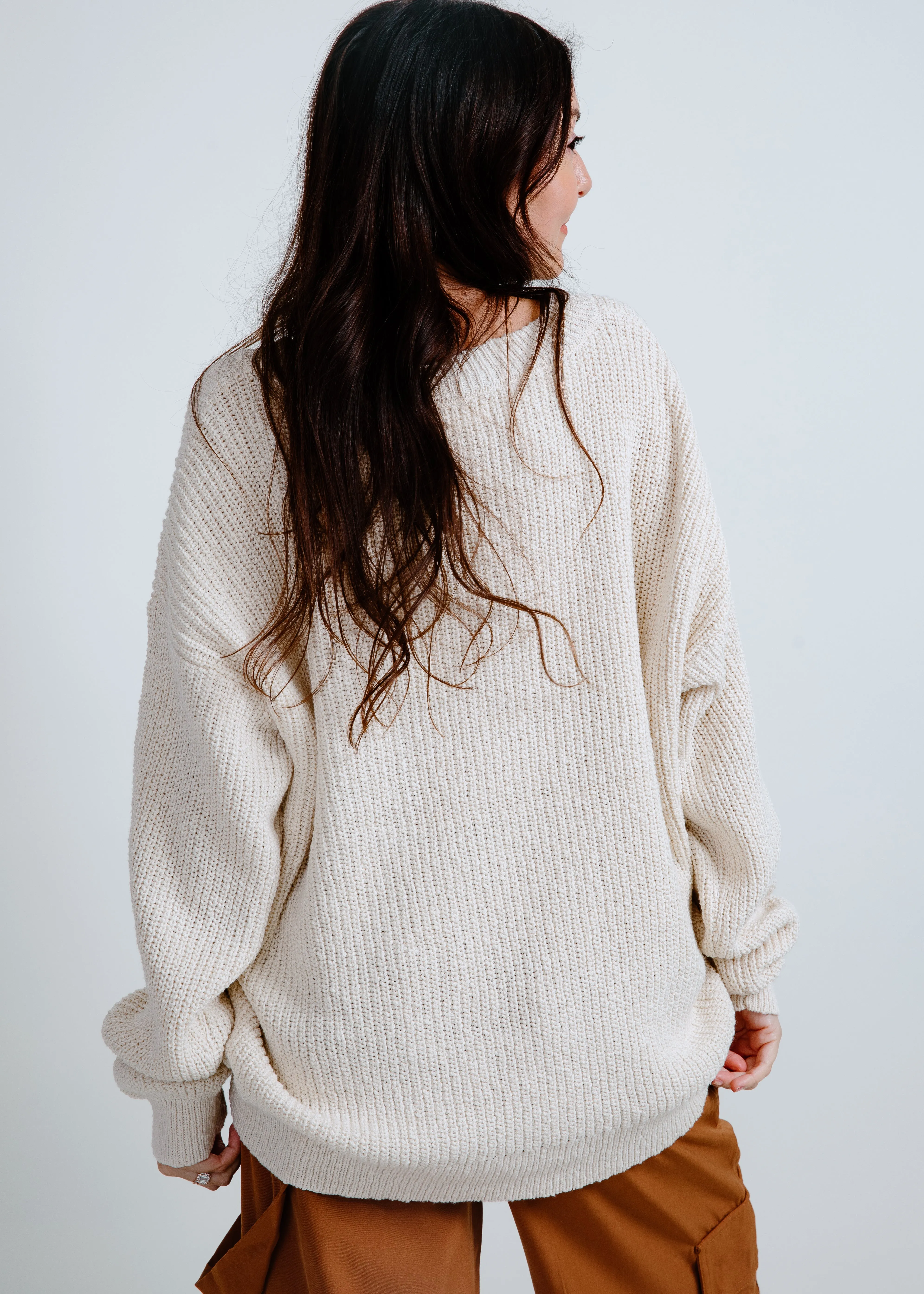 Kaitlyn Knit Sweater - Natural