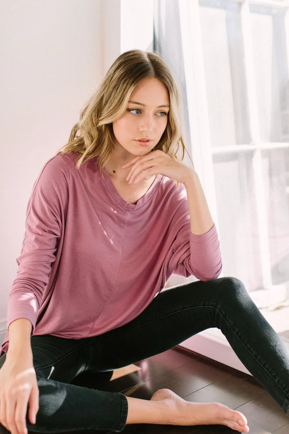 Knit Tunic Blouse