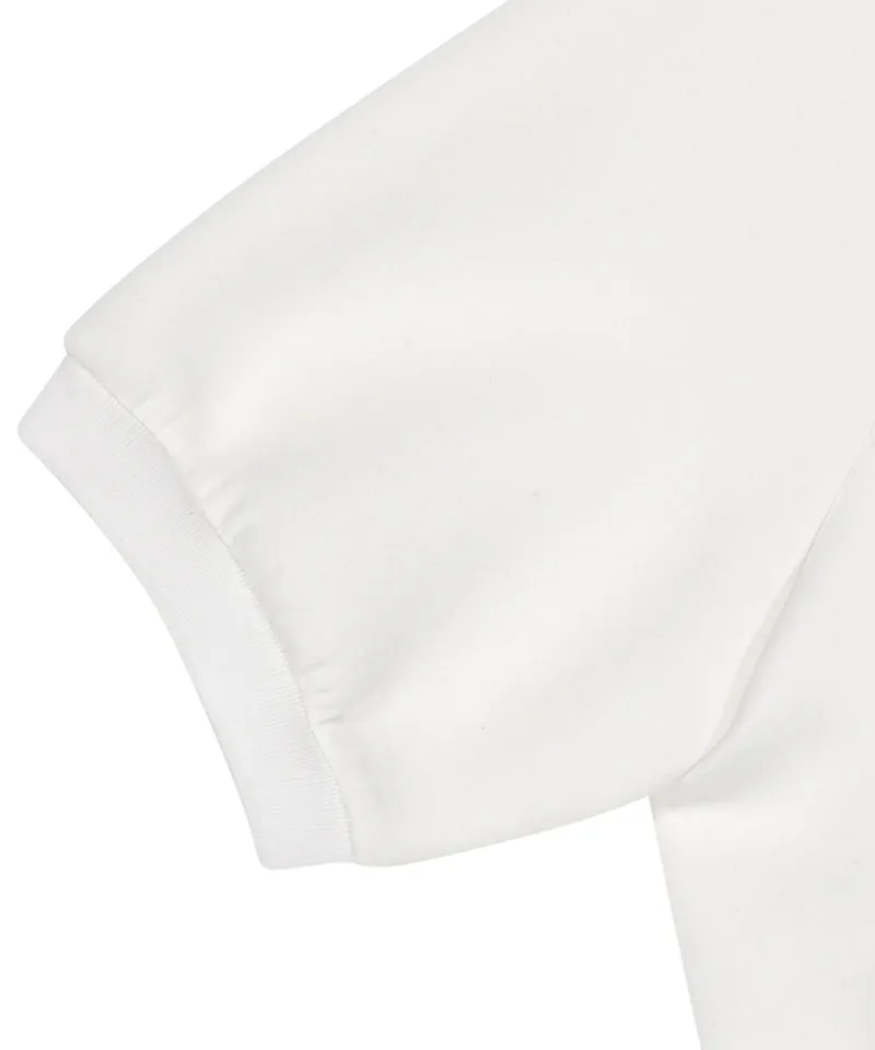 LE SONNET Soft Lovely Sporty Top - White