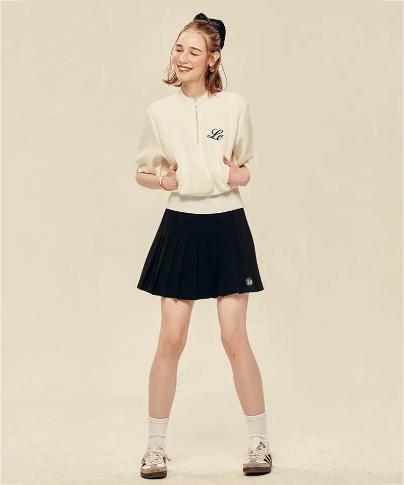 LE SONNET Soft Lovely Sporty Top - White