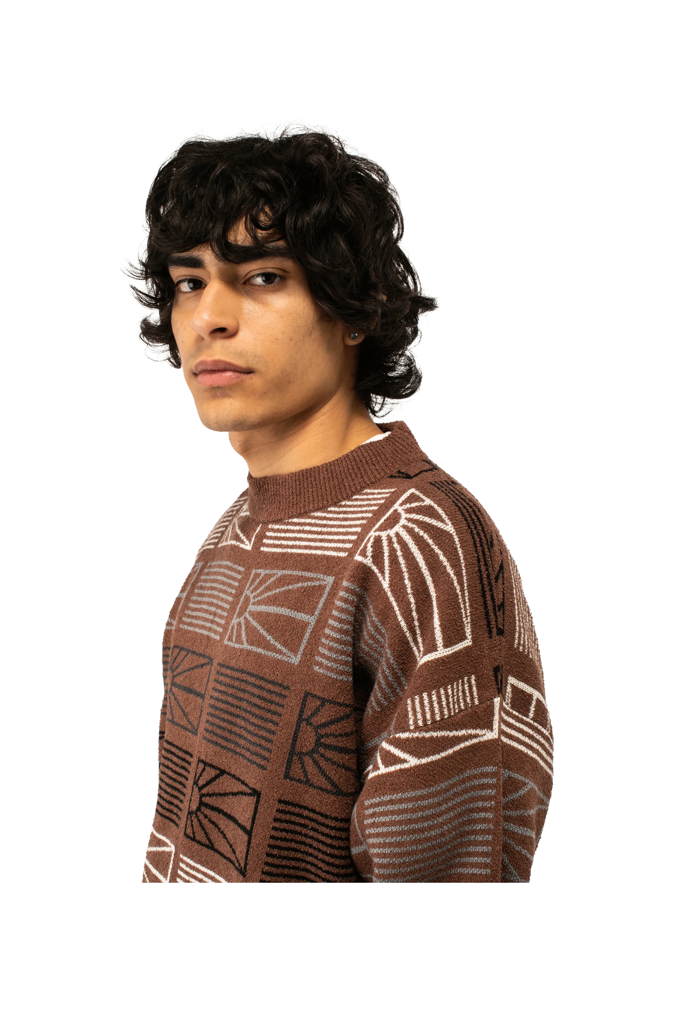 Logo Knit Sweatshirt