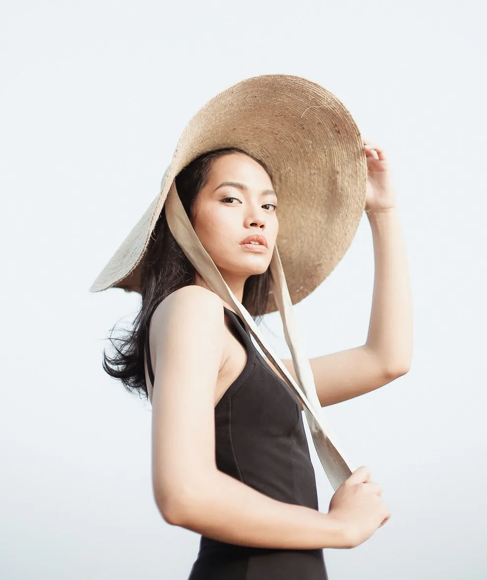 Lola Wide Brim Jute Hat