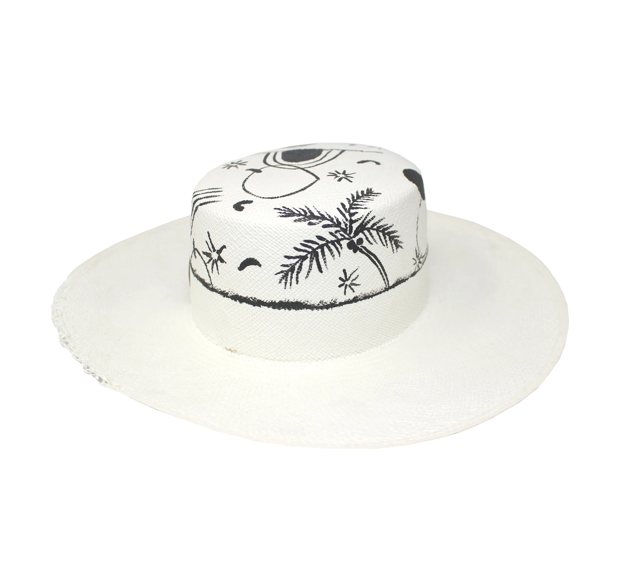 Long brim cordovan