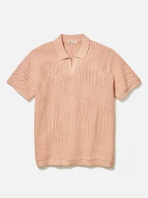 Marine Layer Conrad Sweater Polo - Raw Earth