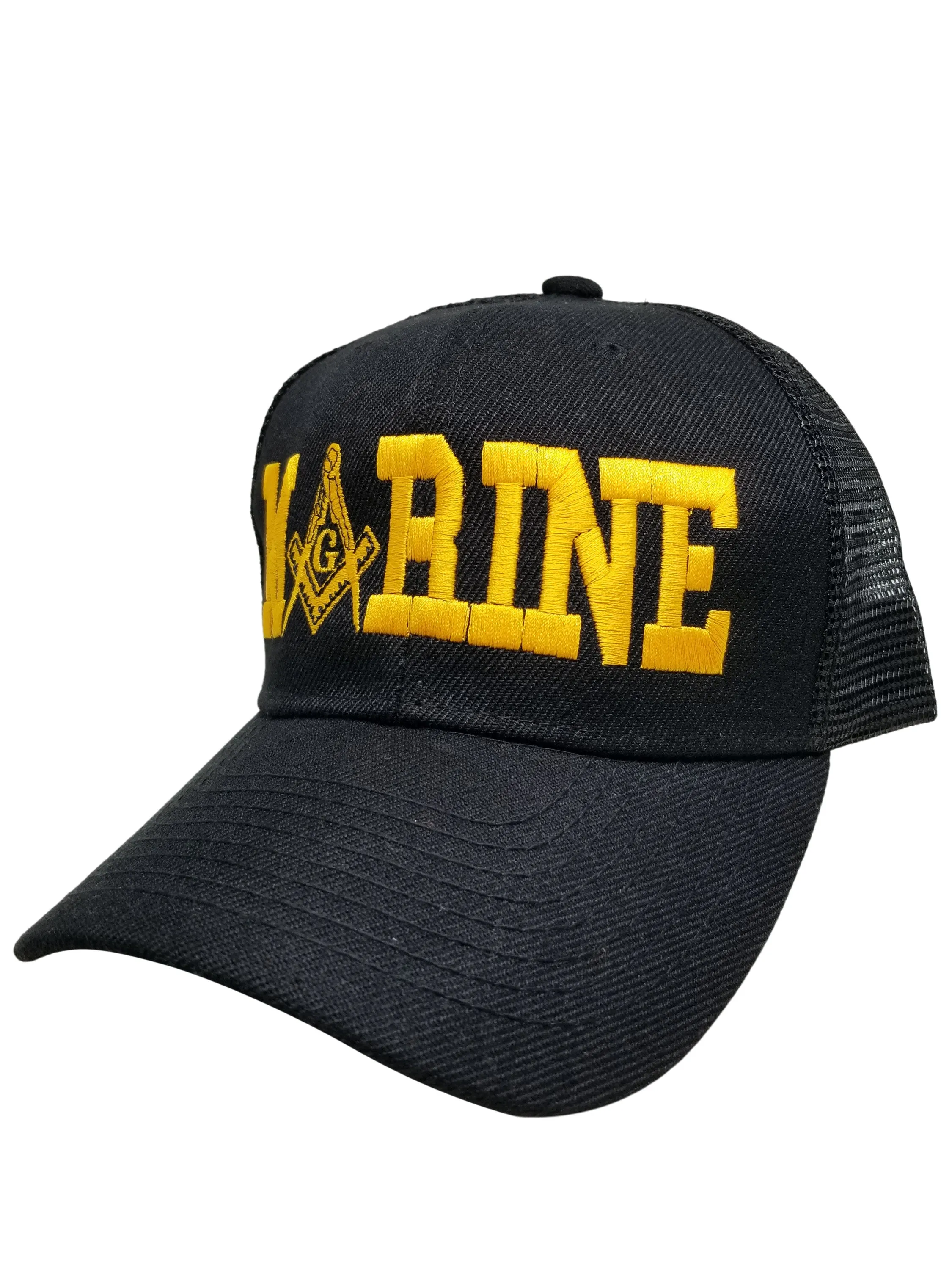 Marine Mason Baseball Cap Masonic Logo Hat for Freemasons Shriners Prince Hall Masons Headwear