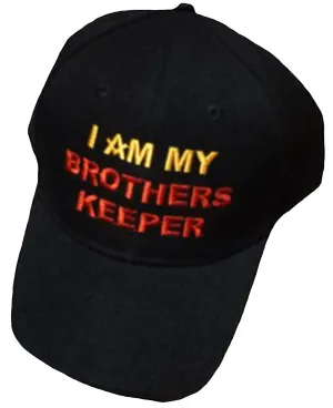 Mason Hat Black Baseball Cap I AM MY BROTHERS KEEPER with Masonic Logo Freemasons Shriners Prince Hall Lodge Headwear